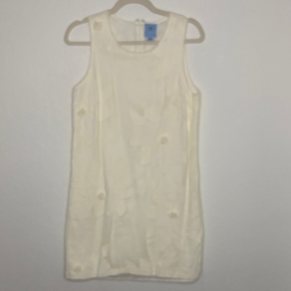 CeCe (8) Floral Embroidered tank dress / shift dress.